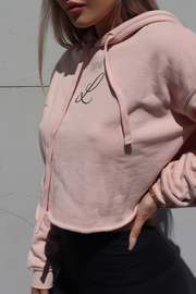 Women's Comfort Cropped Hoodie - Light Colours