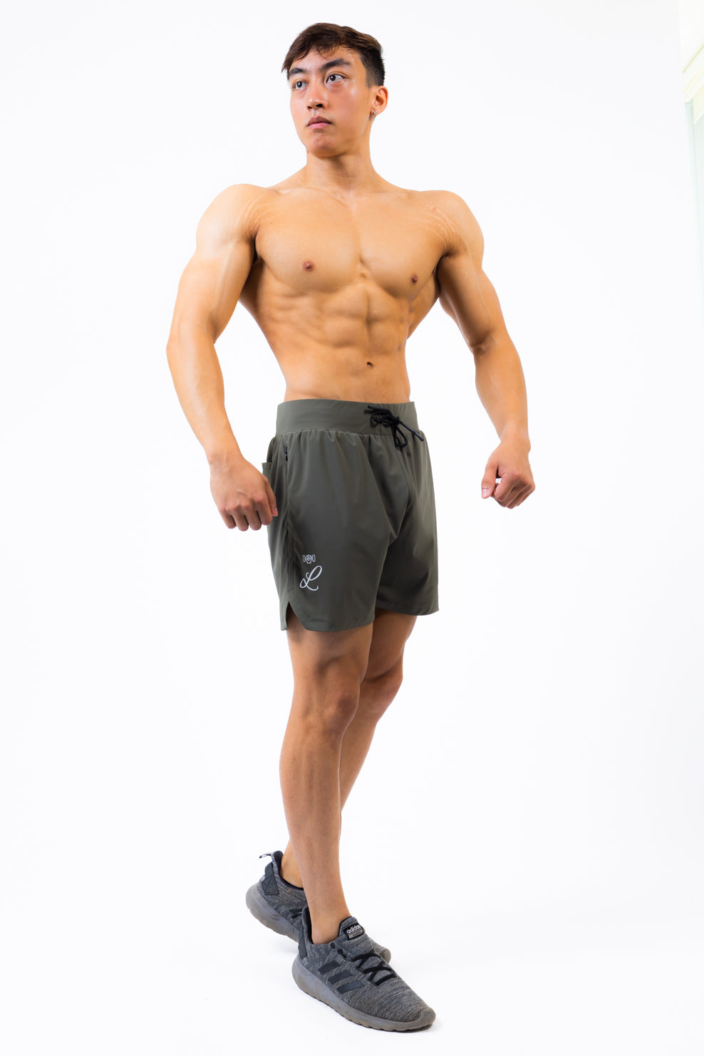 LIVELITE Athletica men's Revival Shorts Forest Green — Canadian performance activewear