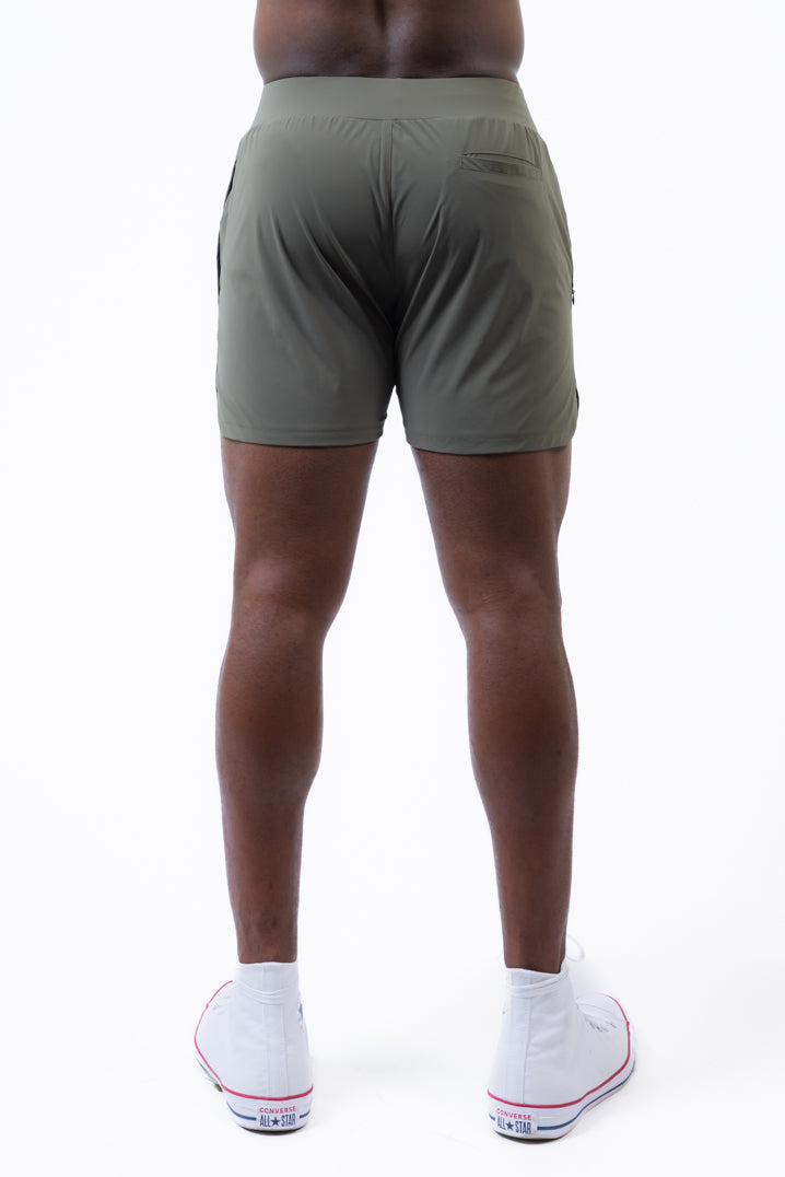 LIVELITE Athletica men's Revival Shorts Forest Green — Canadian performance activewear