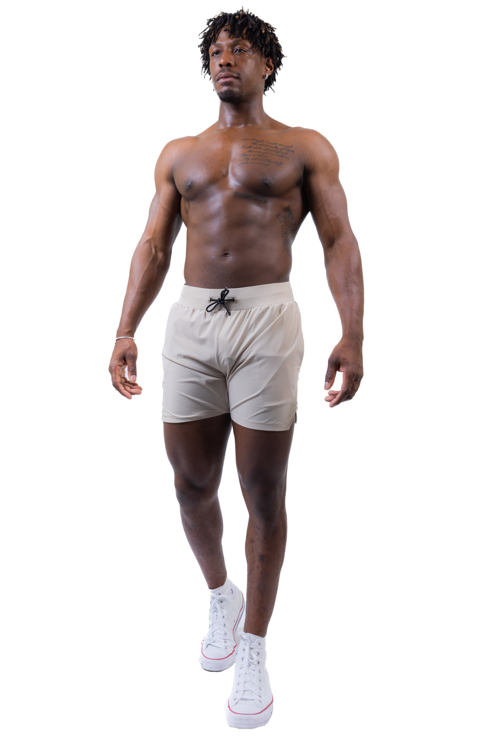 LIVELITE Athletica men's Revival Shorts Desert Smoke, Canadian performance activewear