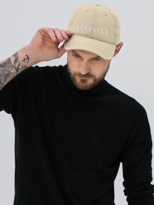 LIVELITE Distressed Fashion Cap
